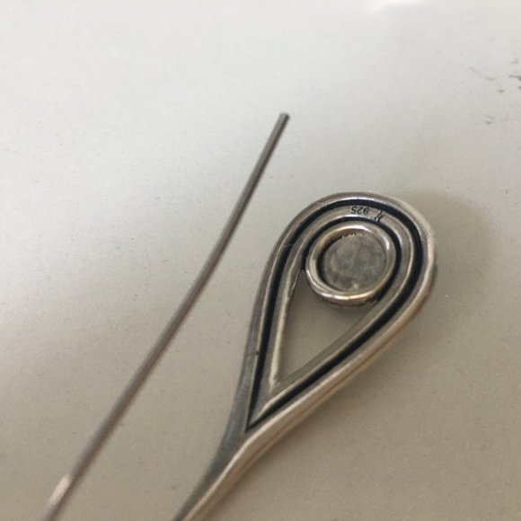 Pamela Love teardrop earning Malachite - Picture 4 of 5